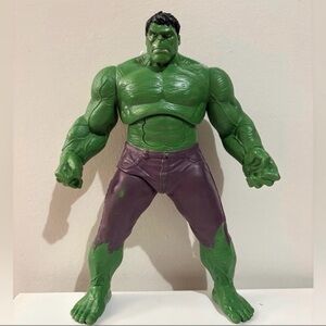 THE INCREDIBLE HULK 10" Action Figure Talking 2012 Marvel Hasbro Super Hero Toy